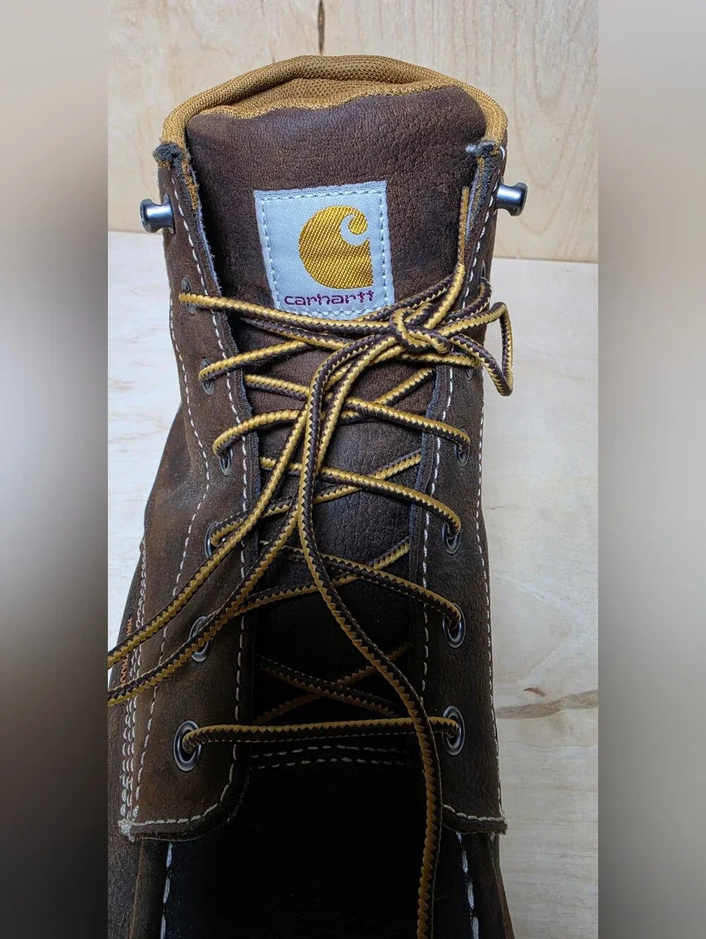 Carhartt Men's Waterproof 6-Inch Moc Toe Wedge Work Boots (Style CMW6095)